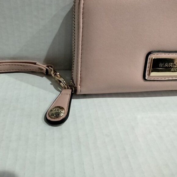 Marc New York Andrew Marc Leather Wallet, Pink Wristlet, NWT - Picture 3 of 9